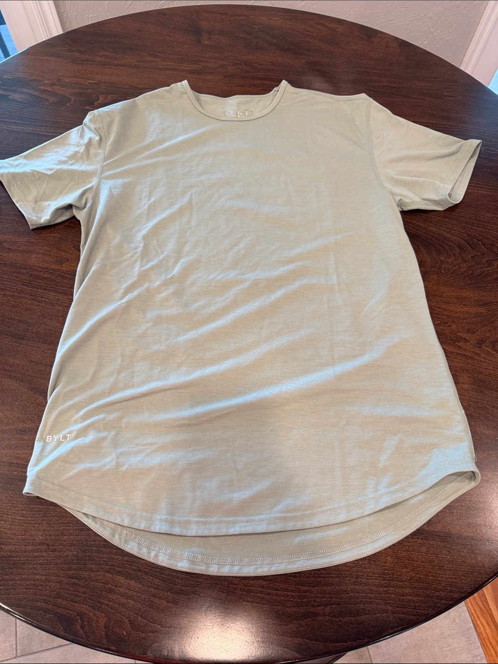 BYLT Basics Short Sleeve Crew in Sage Green